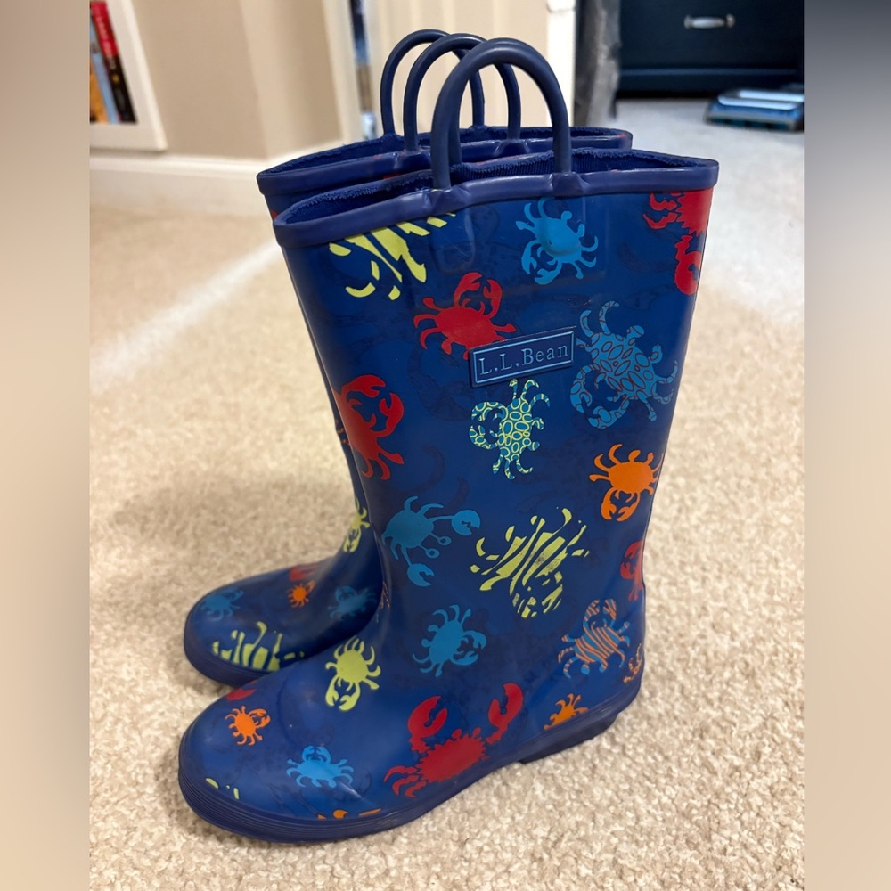 L.L. Bean kids rain boots